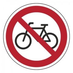 Verboden fietsen te plaatsen