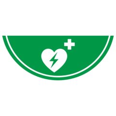 vloermarkering – vloersticker AED – NALICHTEND